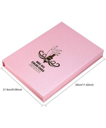 DEWIN Nail Polish Display Book - 216 Rooms for Nail Tips | Nail Art Presentation Book (Pink) for Professionals & Artists - Buy Online on GoSupps.com