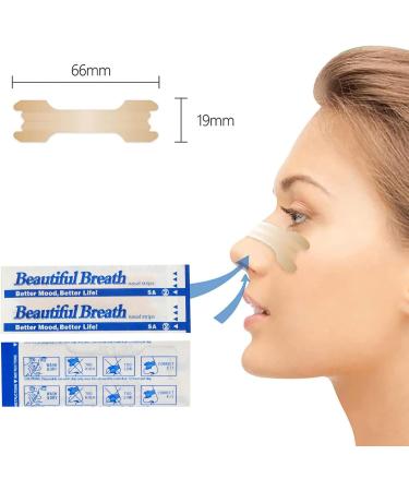 200 Pieces Nose Plaster Snoring Strips - Size L (66x19mm) for Better Sleep & Breathing | Anti-Snoring Solution - Buy Online on GoSupps.com