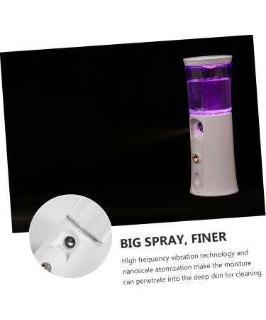 2 Sets Hydrating Instrument Nano Steamer Moisturizing Mister Face Sprayer Eyelash Evaporator Travel 12X4.5X4.3cmx2pcs Whitex2pcs - Buy Online on GoSupps.com