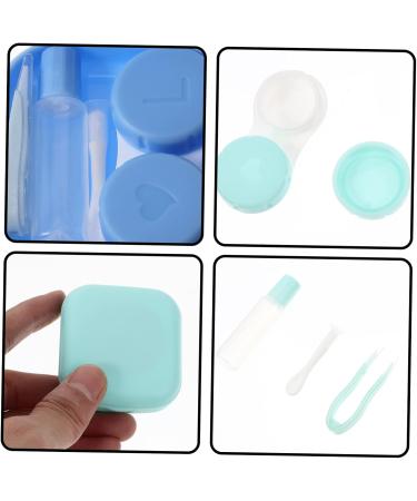 Solustrie Travel Size Contact Lens Container with Mirror | Eye Lens Storage Box & Solution Holder | Perfect for International Shipping - Buy Online on GoSupps.com