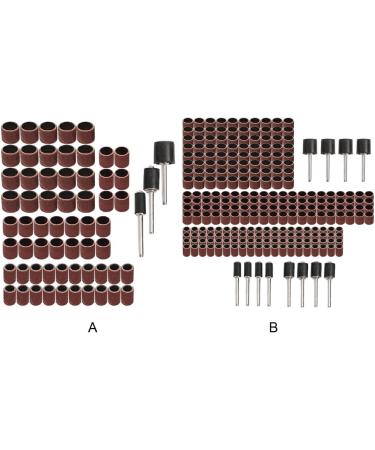 dijiusidy Electric File Sanding Band Nail Art Drilling Grinding Manicure Polishing Circle Sandpaper Accessory for Home Work 252 Pieces/Set - Buy Online on GoSupps.com