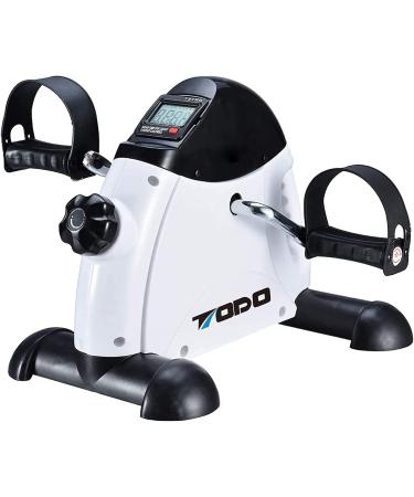 TODO Mini Exercise Bike Pedal Exerciser with Digital Monitor - Portable Foot Peddler for Therapy - Bright White - Buy Online on GoSupps.com