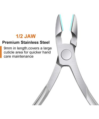 KOZEAR Cuticle Nipper - Surgical Stainless Steel Dead Skin Trimmer and Manicure Tool - Buy Online on GoSupps.com
