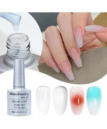 Universal Halo Dye Protein Polish Gel Gradient Manicure Egg Clear Cream UV Gel Nail Polish Nail Supplies for Professionals - (Color: White dye Glue) - Buy Online on GoSupps.com