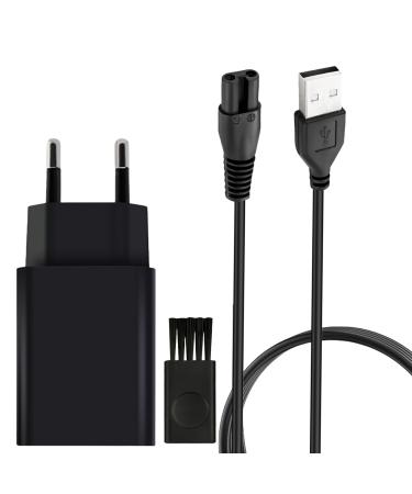 5V Chargeur Rasoir pour Philips Compatible avec Philips One Blade 360 QP2724 QP2734 QP2834 QP2824 QP1924 QP4631 QP4530 MG7931 MG7962 Chargeur Adaptateur avec USB C ble 1M