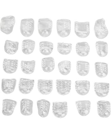 30 Pcs Transparent Rubber Toe Protectors for Scorpions - Superior Protection & Comfort - Buy Online on GoSupps.com