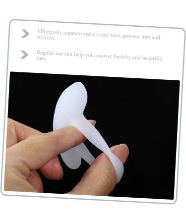 Men's Silicone Toe Separator Set - 4 Pairs | Bunion Pad, Foot Protectors, Gel Spacers, Insoles | Foot Care Kit for Hammer Toe, Curly Toe, and Bunion Relief - Buy Online on GoSupps.com