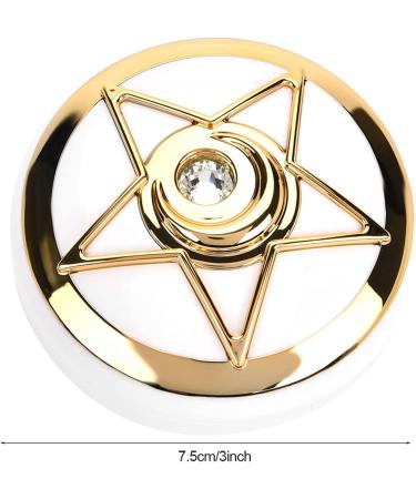Portable Pentagram Contact Lens Container with Mirror - Gold Travel Holder & Equipment Box - Buy Online on GoSupps.com