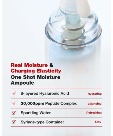 CELL FACTORY Aqua Booster Ampoule - Hydrating Peptide Serum with 8 Types of Hyaluronic Acid & Squalane | Non-Sticky Intensive Moisturizing Formula - 0.68 fl.oz | International Shipping Available - Buy Online on GoSupps.com