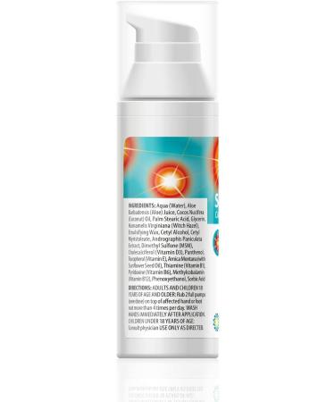 Vita Sciences Sciaticream CF - Fast Acting Sciatic Nerve Relief Cream with Arnica Aloe & MSM | Capsaicin-Free | 1.69 Fl Oz - Buy Online on GoSupps.com