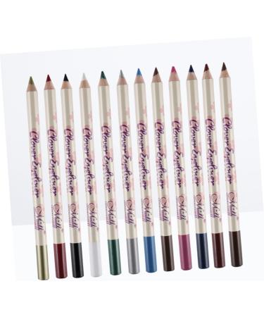 Mipcase 24 Pcs Brown Eye Liner Pencil Black Pencil Eyeliner Pen Lip Liner Eye Shadow Stick Miss Water Proof 1 count (Pack of 1) As Shownx2pcs - Buy Online on GoSupps.com