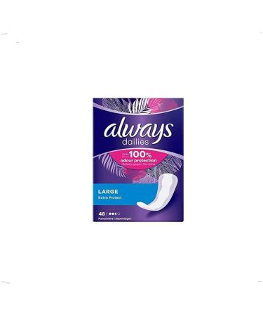 Always Dailies Panty Liners Large / Long | Extra Protect |