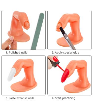 Hedume 60pc Practice Fingers for DIY Nail Art Training - Nail Decoration for Beginners, Lovers, Salon Artists - Buy Online on GoSupps.com