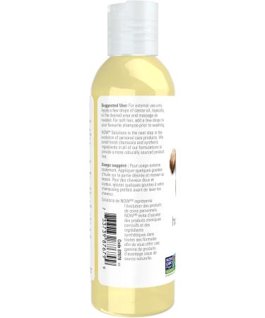 NOW Solutions Castor Oil 100% Pure Versatile Skin Care Multi-Purpose Skin Softener 118ml Unscented 118 ml (Pack of 1) - Buy Online on GoSupps.com