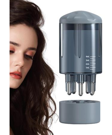 Generic Scalp Oil Applicator & Shampoo Brush - Refillable Multi-Functional Scalp Scrubber in Blue for Hair Care - Buy Online on GoSupps.com