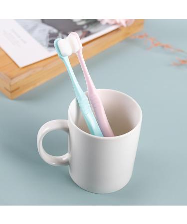 Extra Soft Nano Toothbrush for Sensitive Gums - 20 000 Bristles for Gentle Cleaning | Blue - 1 Piece - Buy Online on GoSupps.com