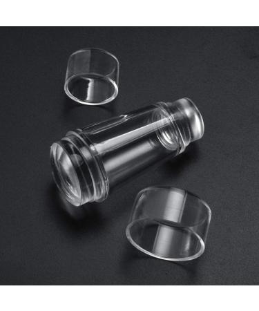 FRCOLOR Clear Jelly Nail Art Stamp & Scraper | Double-Ended Silicone Manicure Tools for Stunning Stamped Nail Art - International Shipping Available - Buy Online on GoSupps.com