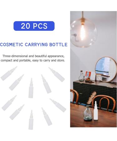 20Pcs Refillable Fine Mist Sprayer Bottles - Small Nose Pumps for Cosmetics | Perfect for Travel & DIY - Buy Online on GoSupps.com