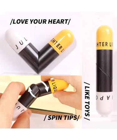 CkFyahp 2-in-1 Liquid Highlighter Makeup Wand - Rose Gold Illuminator for Face & Body - Buy Online on GoSupps.com