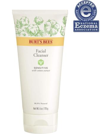 Burt's Bees Sensitive Skin Face Cleanser 6 Oz - Gentle Facial Cleansing for Delicate Skin - Buy Online on GoSupps.com