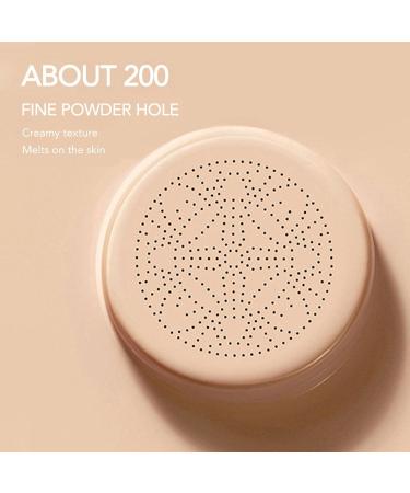 Air Cushion CC Cream Foundation | Natural Mushroom Head Air Cushion Foundation CC Cream Primer Makeup Concealer Moisturizing Beauty CC Cream for Women Girls Ladies/ Natural Color - Buy Online on GoSupps.com