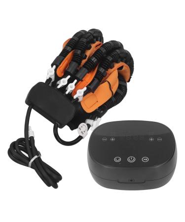 Rehabilitation Robot Gloves USB Chargeable Fingers Strength Training Device for Hemiplegia Portable Hand Stroke Recovery Equipment for Arthritis Patient Finger Relief Cramps Left Hand