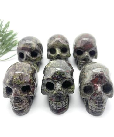 Natural Dragon Blood Quartz Ghost Head Carved Handmade Home OrnamentsDecoration Stones Can be Used for JZIGTDEM - Buy Online on GoSupps.com