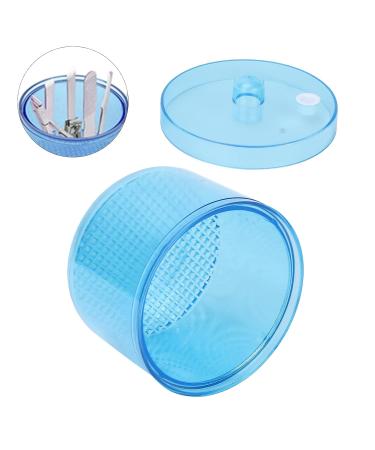 Nail Art Cleaning Box - Heat Resistant Manicure Tool for Home Nail Salon | Blue | International Shipping Available - Buy Online on GoSupps.com
