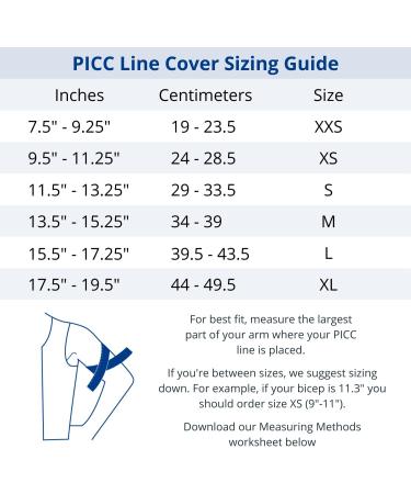 Care+Wear Classic PICC Line Cover - Breathable & Secure Upper Arm Sleeve (M 13-15, Camel) - 1 Pack - Buy Online on GoSupps.com