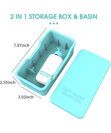XIXIAN Ear Washer Bottle Kit with Basin - Flexible Tip for Safe Ear Cleaning - Adults and Kids Ear Irrigation & Wax Removal Tool - Buy Online on GoSupps.com