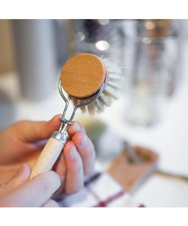 Chinchilla 4-Set Change Heads for Wash Brush | Vegan Natural Bristle Replacement Heads | Universal Flush Brush Heads | Sustainable Zero Waste Kitchen Solutions - Buy Online on GoSupps.com