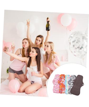 Frcolor 4-Pack Washable Menstrual Pads - Comfortable & Eco-Friendly Fabric Bandages for Women - Buy Online on GoSupps.com