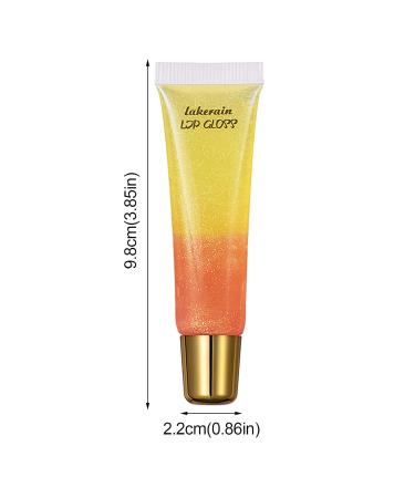 Buy Two-Color Plumping Lip Gloss - Pearl Glossy Finish Hydrating Gel Lip Balm 15ml | Longwear & Moisturizing - Buy Online on GoSupps.com
