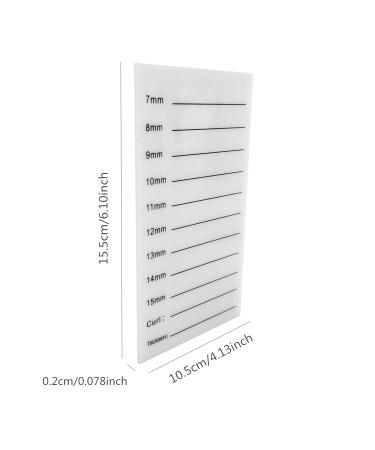 Weimob 5 Pieces Eyelash Palette Set - Scale & Storage Box Disposable Eyelash Palettes for Easy Use - Buy Online on GoSupps.com