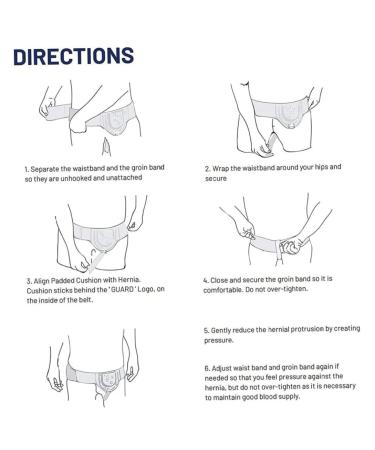 Inguinal Hernia Truss Belt for Men | Post-Surgery Support | Adjustable 86-110cm - Buy Online on GoSupps.com