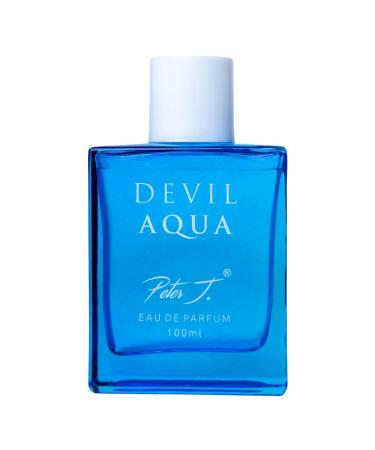 Peterr_J_Devil Aqua | Perfumes for Men | Luxury Eau De Parfum | Premium Long Lasting Unisex Fragrance Scent Spray | Gift for Men & Women | Suitable for Every Occasion | 100ml