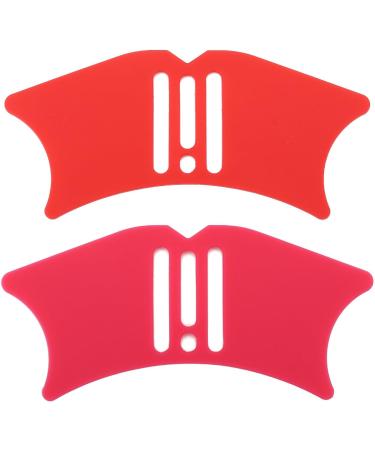 Nose Shadow Template Silicone Contour Tool for Nose Eyebrow and Makeup Tool Set with Applicator Guide for Beauty Enthusiasts (Rose Red+Red) - Buy Online on GoSupps.com