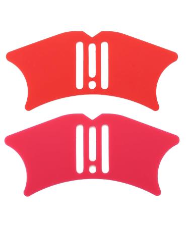 Shop Nose Shadow Template - Silicone Contour Tool & Makeup Set for Perfect Contours (Rose Red & Red - Buy Online on GoSupps.com