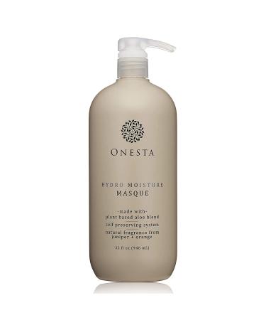 Onesta Hair Care Plant Based Hydro Moisture Masque for Dry  Damaged and Processed Hair 32 Ounce (Pack of 1)