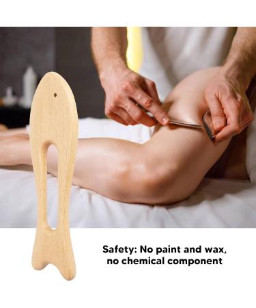 2 Pack Wooden Gua Sha Board - Fish Shape Beech Massage Tool for Arms Legs & Back - Safe & Polished Smoothing Therapy - Buy Online on GoSupps.com