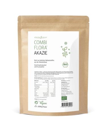 Acacia fiber powder organic - 1000 g - 80% fiber content - 100 days supply - Organically certified & naturally pure - No additives - Buy Online on GoSupps.com