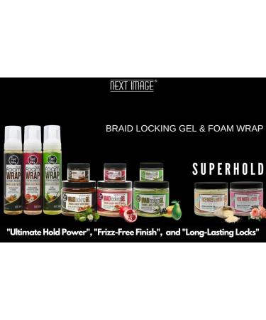 Braid Locking Gel Super Hold - NEXT IMAGE | Rose Water Formula for Perfect Braids & Long-Lasting Styles - Buy Online on GoSupps.com