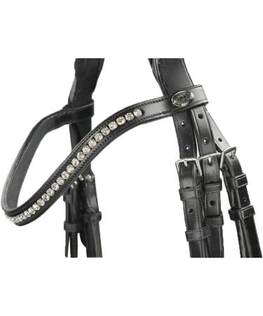 Schockem hle Malibu Anatomic Snaffle Bridle Black for Thoroughbreds - Premium Quality Equestrian Gear Worldwide Shipping - Buy Online on GoSupps.com