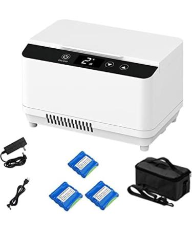 Double Layer Medication Refrigerator Portable Medical Insulin Cooler Organizer Box LED Display Diabetic Medical Travel Case With Alarm System Outdoor Emergency Triple Battery Sensational421 - Buy Online on GoSupps.com