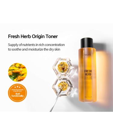 NACIFIC Fresh Herb Origin Kit - Travel Size Toner Serum Cream & EM Soap | Best International Skincare Set - Buy Online on GoSupps.com