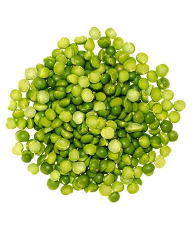 Organic Green Split Peas & Chickpeas Combo 10 lbs - Non-GMO, Non-Irradiated, Kosher - USA Grown & Field Traced - Burlap Bag (5lb x 2) - Buy Online on GoSupps.com