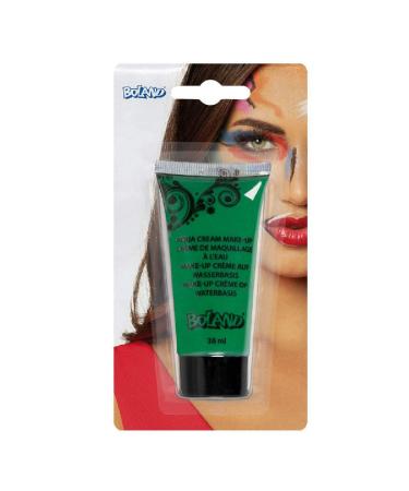 Boland - Tube make -up cream 38 ml make -up color body color water -based easy to apply and remove motto party carnival halloween green