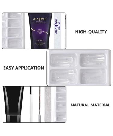 Beaupretty 1set Set Nail Extension Glue Set Manicure Lengthen Kit Nail Tips Gel Poly Nail Gel Slip Solution Nail Polish Gel Kit Gel Extension Nail Kit Nail Kits Strengthen Nail Lamp Plastic 16x5cm Picture 4 - Buy Online on GoSupps.com