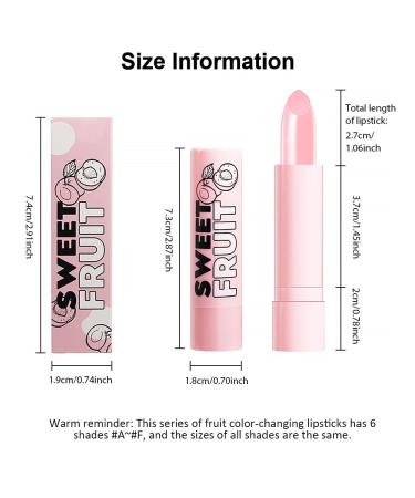 BINGBRUSH Color Changing Lipstick Set - Long Lasting Moisturizer Lip Balm & Tint | Peach Strawberry & Cherry Shades | Best Lip Care for International Shipping - Buy Online on GoSupps.com