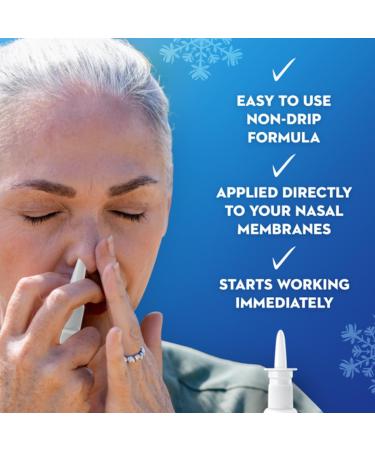 Mucinex Sinus-Max Severe Congestion Relief Clear & Cool Nasal Decongestant Spray- Fast Acting Relief For Sinus Pressure With Cooling Menthol & Oxymetazoline 0.75 oz. (Pack of 2) Packaging May Vary - Buy Online on GoSupps.com